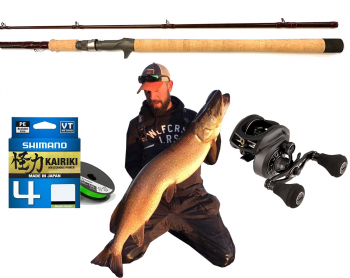 Wolfcreek Damn You Rod Pike & Musky - Multi Purpose 8'6" Combo - Abu Garcia Revo Beast 41 LH